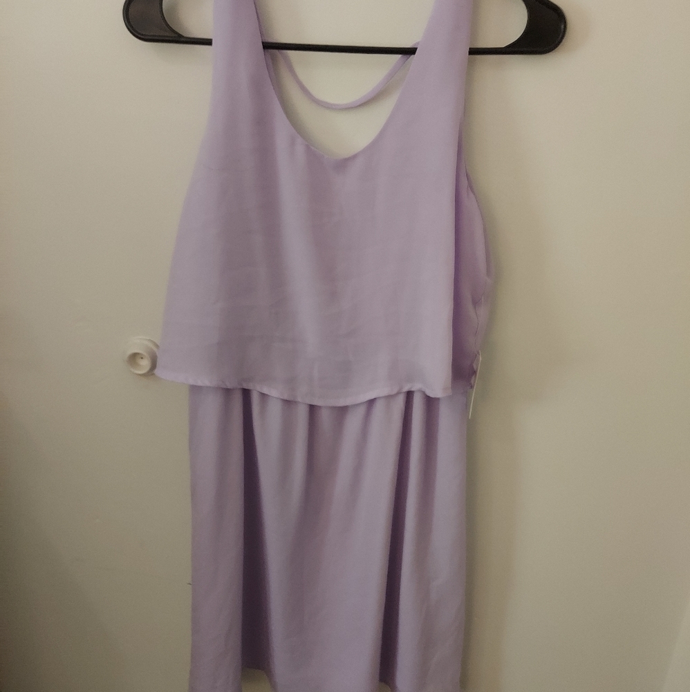 Belle de jour purple midi dress